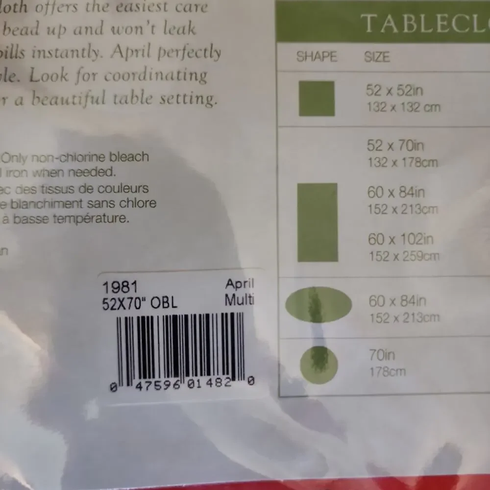 Microfiber Tablecloth - Picture 2 of 3